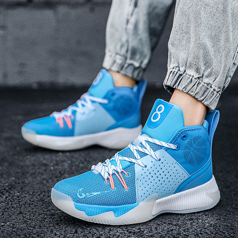 Giày Bóng Rổ Sonic 8 Cổ Cao Thoáng Khí Thấm Hút Tốt Chống Sốc Cao Cấp