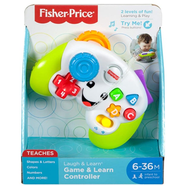 Đồ chơi Fisher Price Máy chơi game phát nhạc Fisher Price Game & Learn Controller