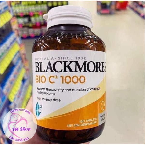 ( Mẫu Mới) Vitamin C Bio C Blackmores 1000mg 150 Viên Úc Hỗ Trợ Sáng Da, Tăng Đề Kháng | BigBuy360 - bigbuy360.vn