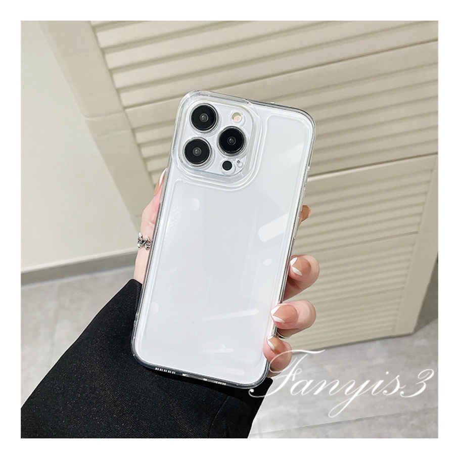 Ốp Điện Thoại TPU Mềm Màu Trong Suốt Cho iPhone 13 12 11 Pro Max XS Max XR X XS 8 7 Plus SE 2020 13 12