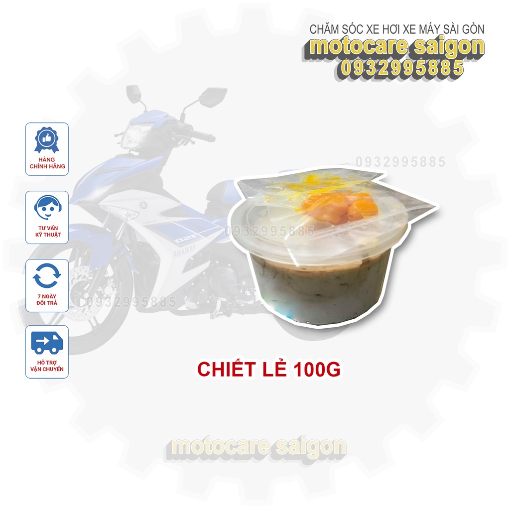 Bả Matít ( matit ) trám bề mặt dàn áo xe lon 100 gram 2 thành phần