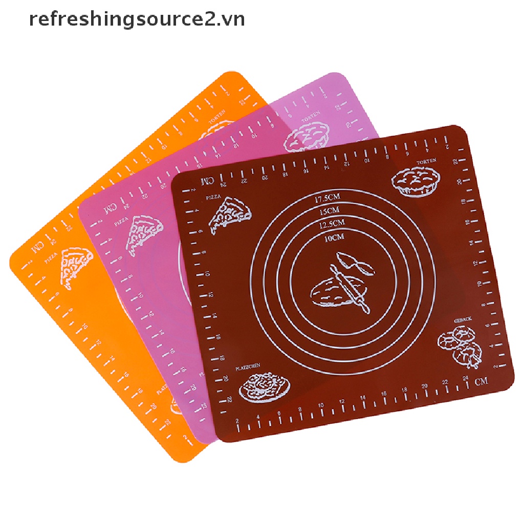 Thảm Lăn Bột Làm Bánh Bằng Silicone Chống Dính