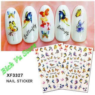 Sticker bướm dán móng 9k/tấm