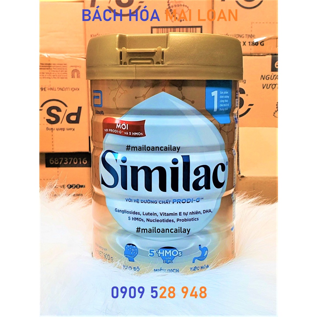 Sữa bột Similac Abbott 1 2 3 4 900g