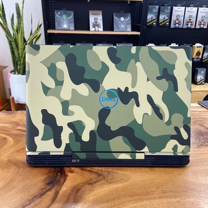 Miếng Dán Vỏ Laptop Mẫu CAMO Xanh Bộ Đội - Skin Laptop Cắt Theo Từng Kích Thước Máy Riêng ok