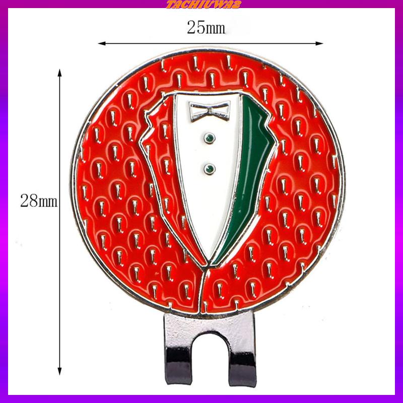 Kẹp Đánh Dấu Vị Trí Mũ Chơi Golf Bằng Kim Loại Dành Cho Nam Nữ Tachiuwa2