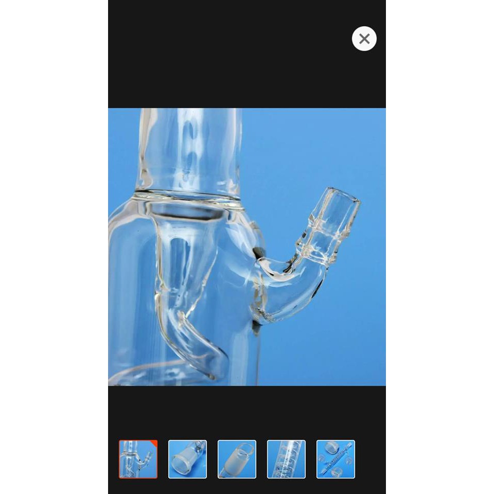 Ống sinh hàn, ống ngưng tụ dài 30cm 2 đầu nhám