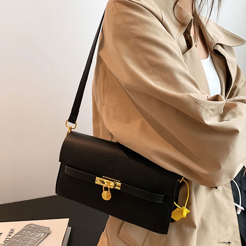 Túi đeo vai IELGY dáng vuông nhỏ thời trang cao cấp cho nữ