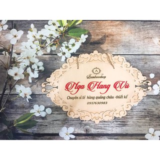 Bảng Gỗ - Khắc Tên Shop