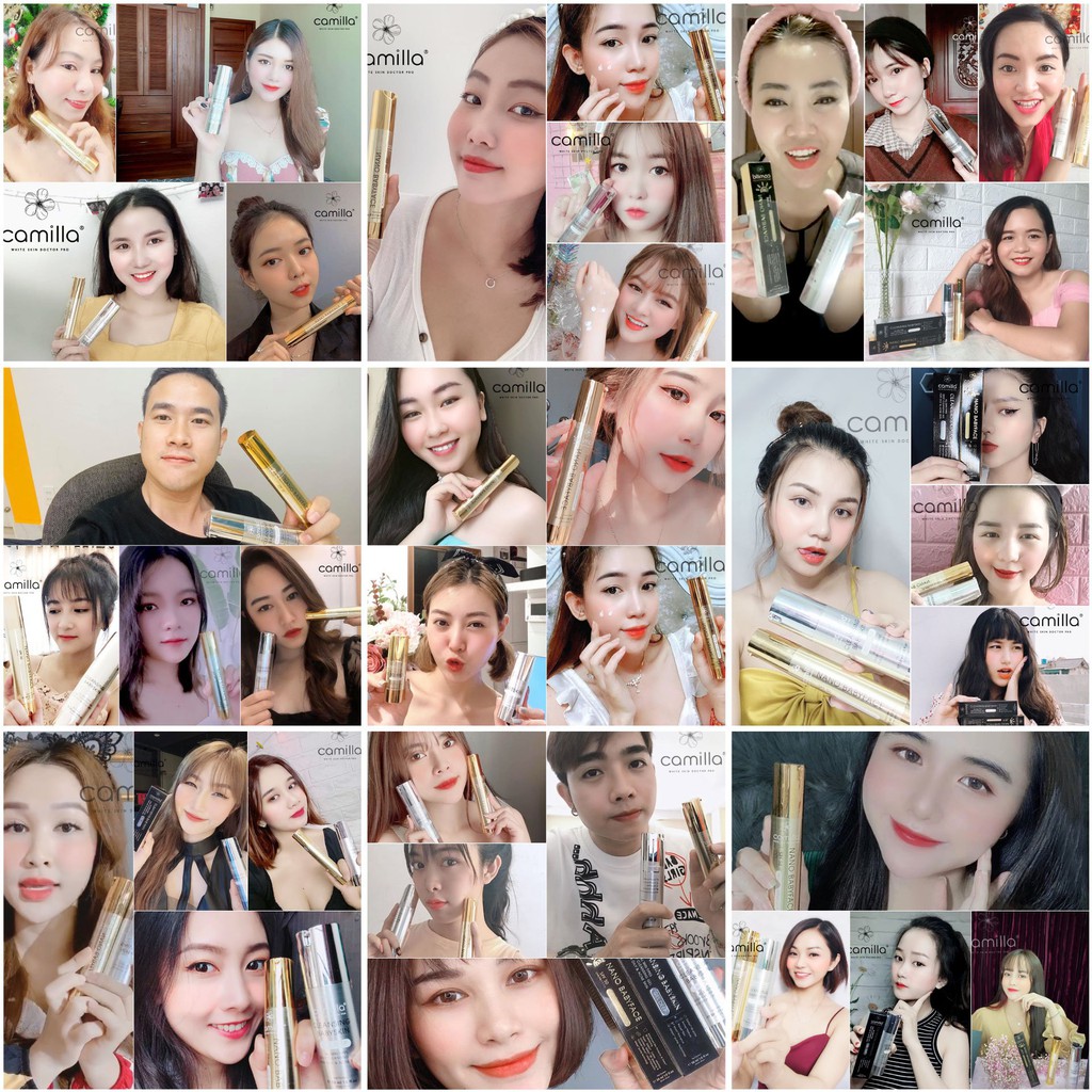 Sữa rửa mặt + kem chống nắng combo sạch nhờn ngừa mụn make up trang điểm trắng da mỹ phẩm CAMILLA | BigBuy360 - bigbuy360.vn