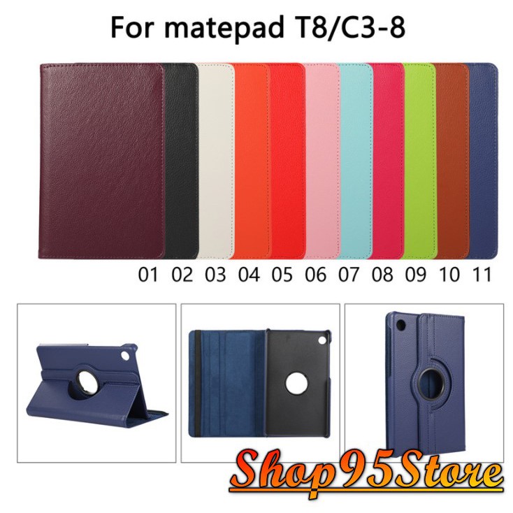 Bao da xoay 360 độ dành cho Huawei MatePad T8 / C8 8.0 inch