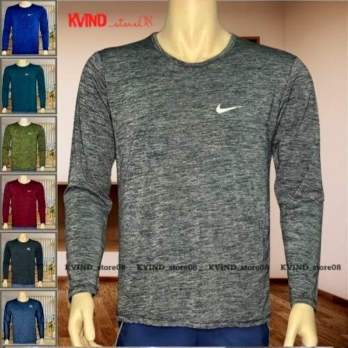 Áo thun nam dài tay cổ tròn thun mè dáng ôm giữ nhiệt mùa thu đông KVIND_Store08