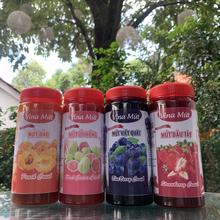 Sinh Tố Vina Mứt - Mứt Sinh Tố Trái Cây Vina Hũ 650g