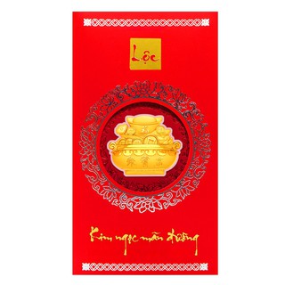 Bao Lì Xì [ANCARAT] Lõi Hũ Vàng 24K Kim Ngọc Mãn Đường - BLX01