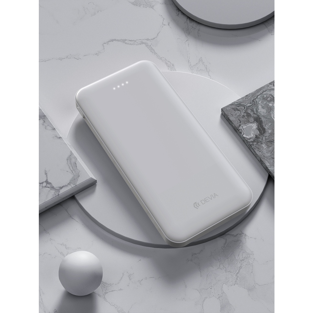 Pin sạc dự phòng 10000mAh Devia EP095 Kintone series sạc cho mọi dòng điện thoại - Hàng chính hãng bảo hành 12 tháng