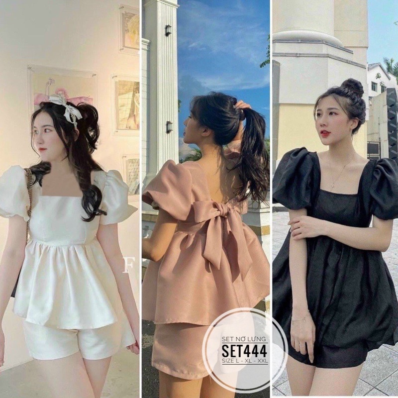 [ CHUBBY BIGSIZE ] SET NƠ LƯNG TỪ 55-90kg