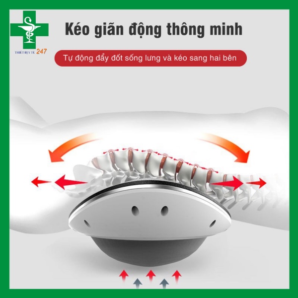 Máy Massage Thắt Lưng, Cột Sống, Máy Mát Xa Thắt Lưng Cho Người Thoát Vị Đĩa Đệm Cao Cấp