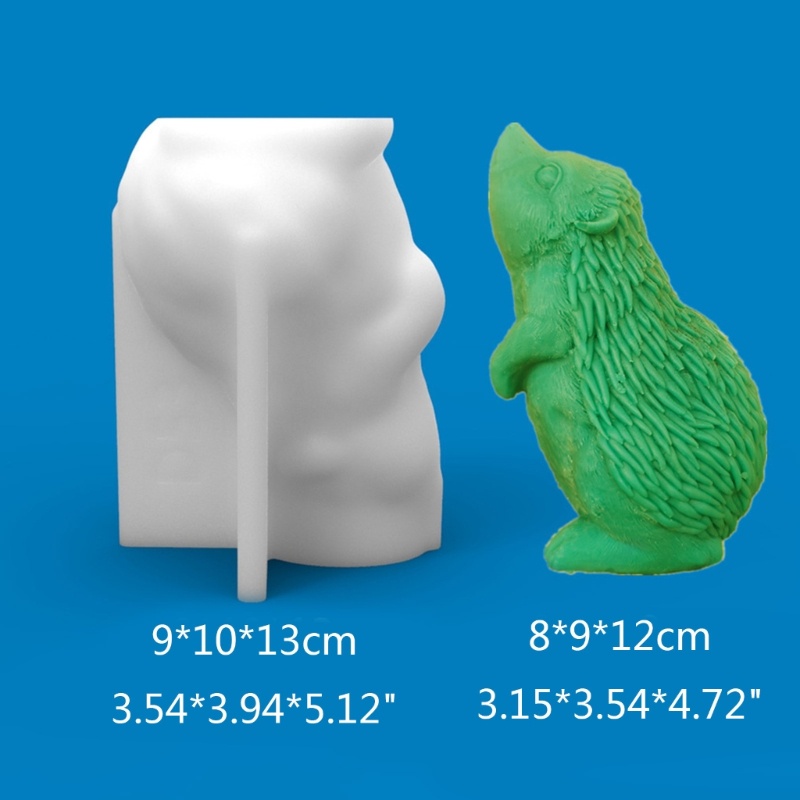 Sa Khuôn Silicon Làm Sáp Đậu Nành Hình Chú Sóc Độc Đáo Trang Trí Nhà Cửa