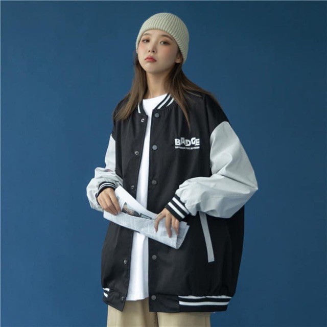 ÁO KHOÁC BOMBER BADGE ÁO BOMBER ULZZANG NAM NỮ - GIN STORE | BigBuy360 - bigbuy360.vn