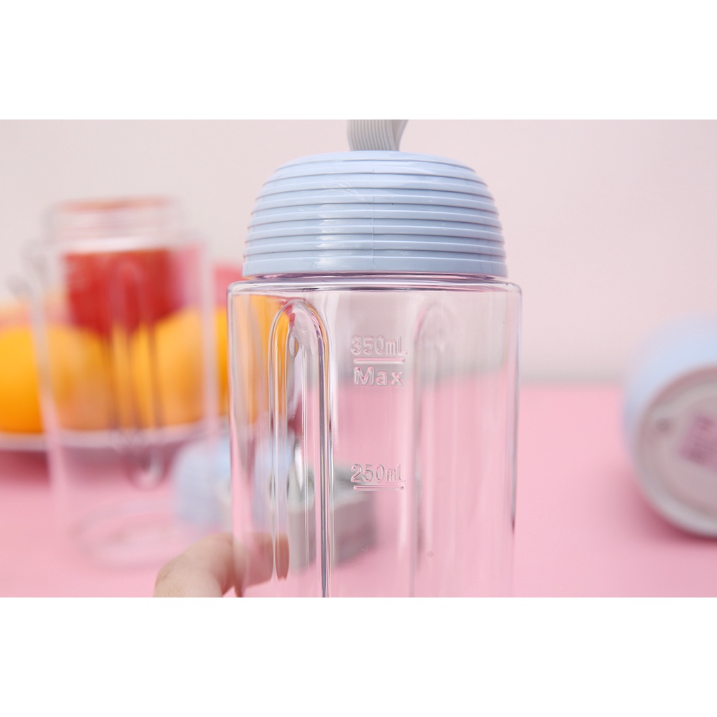 Máy xay sinh tố cầm tay mini Bear LLJ-D04B1 / LLJ-D04A1 - Kèm 2 cốc - Hàng chính hãng