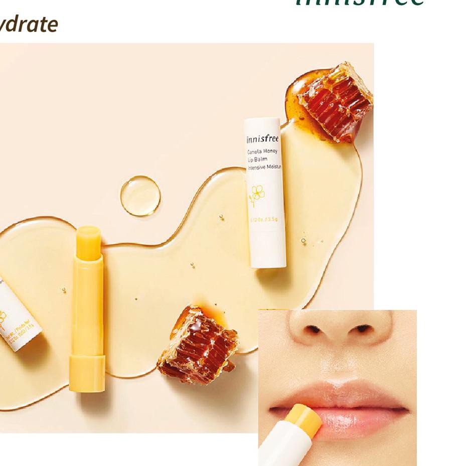 (Hàng Mới Về) Son Dưỡng Môi Chiết Xuất Mật Ong Innisfree Canola 3.5g | BigBuy360 - bigbuy360.vn