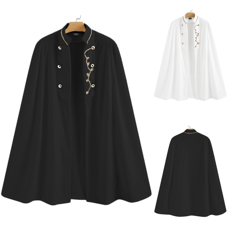 Áo choàng midi VONDA không tay màu trơn dạng thêu thời trang xuân thu thường ngày dành cho nữ | BigBuy360 - bigbuy360.vn