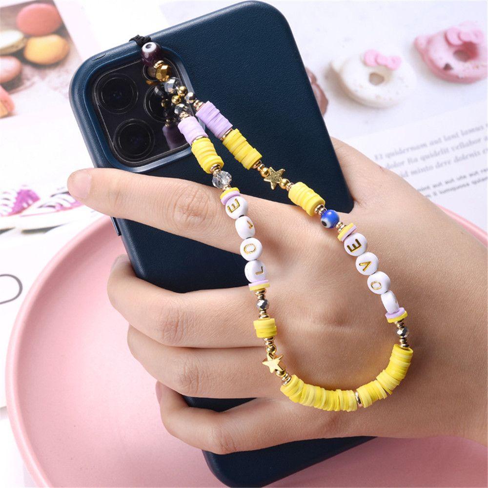 MAG Dây Đeo Điện Thoại In Chữ DIY Cho Nữ