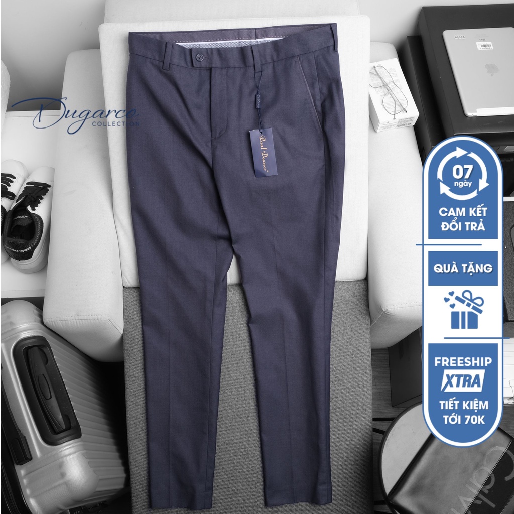 Quần âu nam DUGARCO dáng Regular fit suông nhẹ cao cấp thiết kế tôn dáng 92PM41077