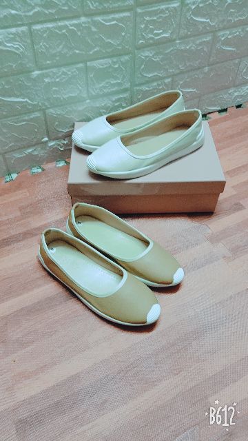 [XẢ KHO] giày slip on nữ mũi sóng da mềm cực xinh | BigBuy360 - bigbuy360.vn