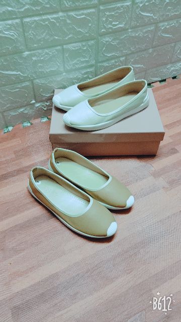 [XẢ KHO] giày slip on nữ mũi sóng da mềm cực xinh