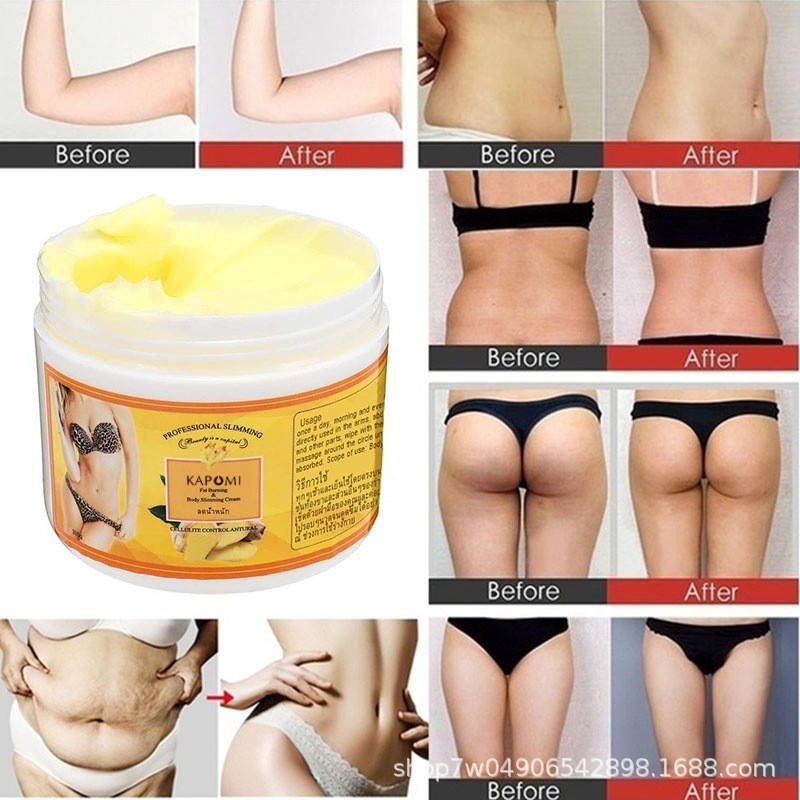 Ginger Body Belly Slimming Cream Losing Weight Anti Cellulite Fat Burning Body Massage Cream