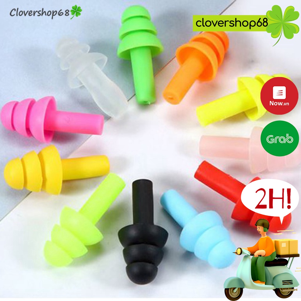 Nút bịt tai cách âm chống ồn 3M - 2 chiếc 🍀 Clovershop68 🍀