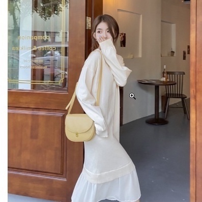 Váy len dệt kim mix đuôi cá