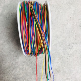 1 mét dây điện 8 sợi nhiều màu nhỏ - chỉ còn màu đỏ- Hàng Chất