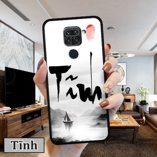 Ốp lưng Xiaomi Redmi Note 9-in chữ thư pháp