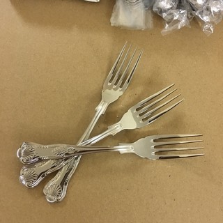 Set 5 Nĩa ăn inox cao cấp sáng bóng nhập khẩu từ Nhật Bản