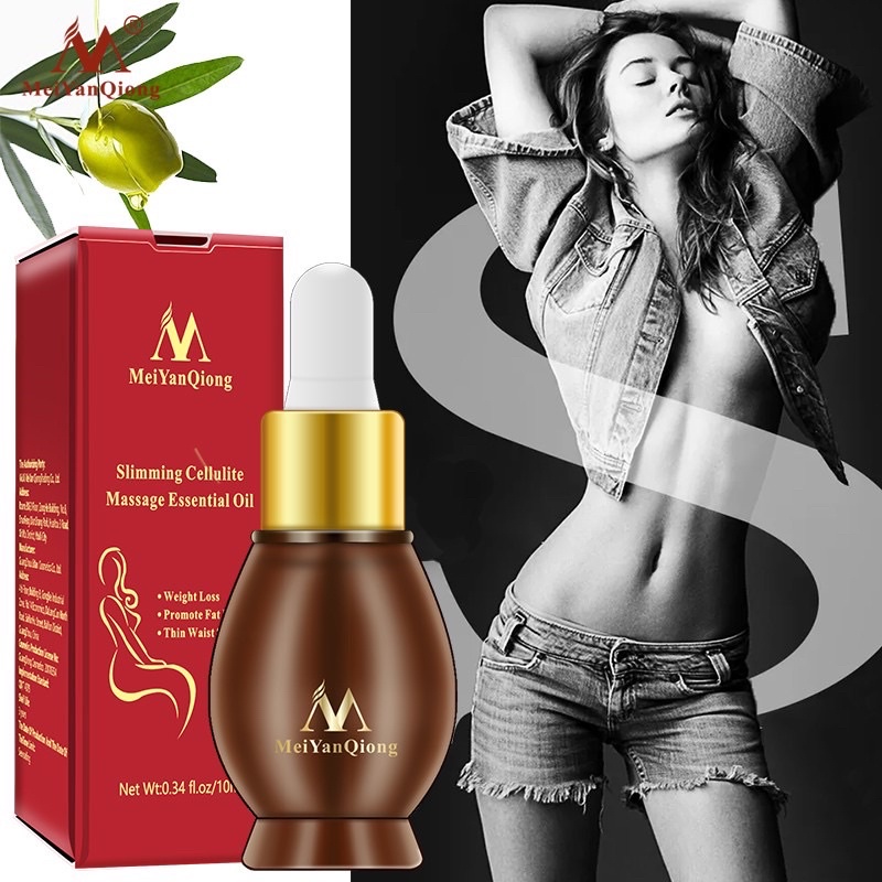 [Che tên] Tinh Dầu Masage Body Tan Mỡ Bụng Giảm Cân Với Chiết Xuất Tự Nhiên Đốt Mỡ Slimming Oil Masage Meiyanqiong