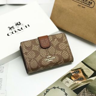 😍VÍ COACH NẮP GÀI MINI CHUẨN HÃNG😍