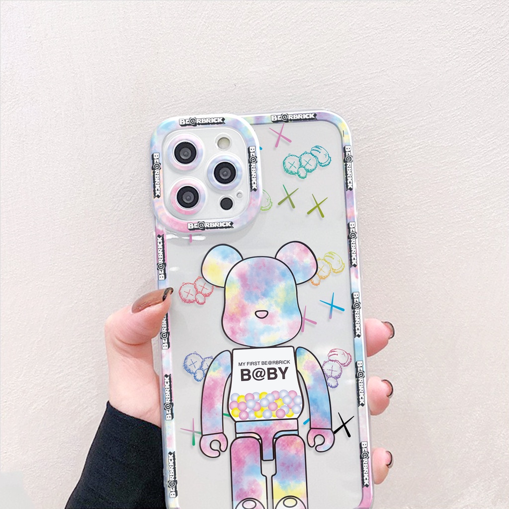 Ốp lưng iphone Baby Brick bóng cạnh vuông 6/6plus/6s/6splus/7/7plus/8/8plus/x/xs/11/12/13/14/pro/max/promax/plus