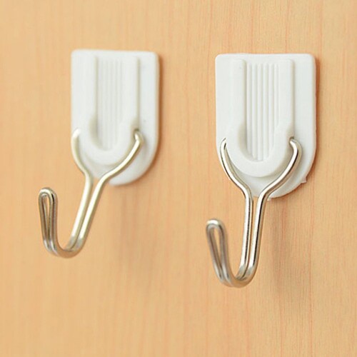 Móc dán tường siêu dính 💖Set 6 cái 💖 treo đồ móc quần áo chịu lực tốt siêu bền đầu bo tròn trang trí nhà cửa