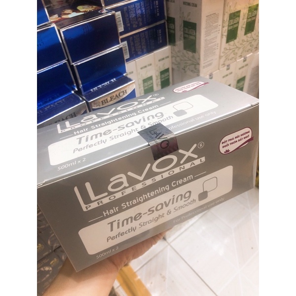 Kem duỗi thẳng tóc Lavox (Cam, Xám, Tím, Nano complex)