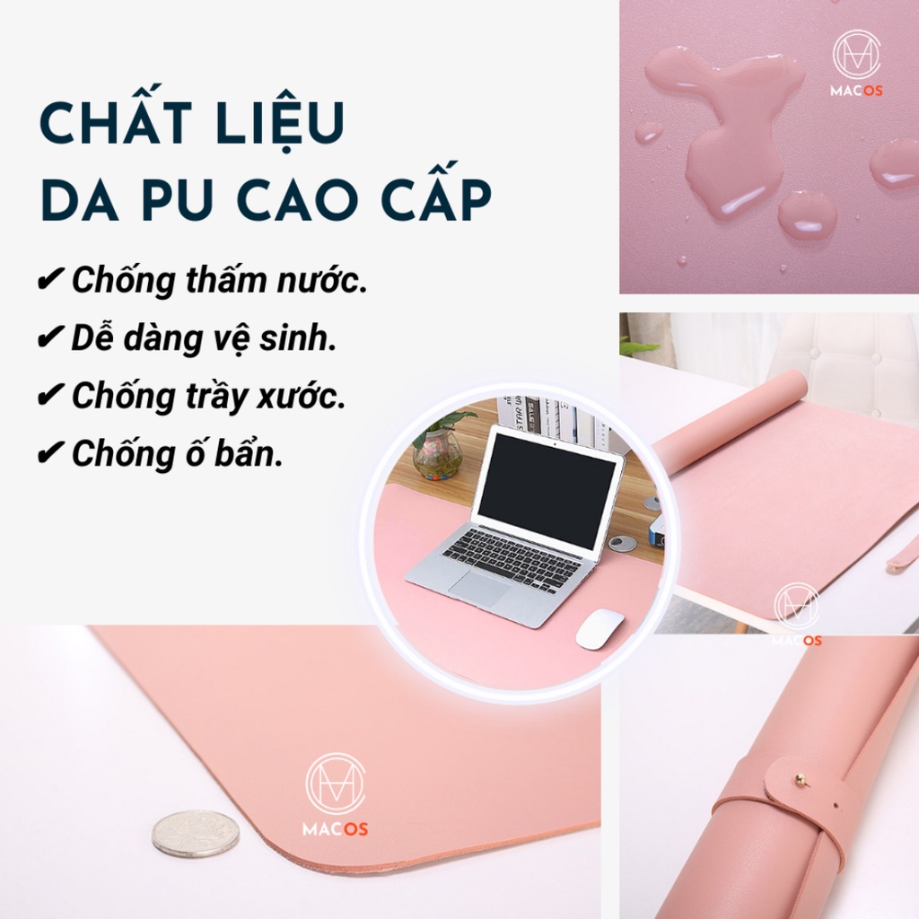 Thảm da trải bàn làm việc Deskpad (Upgraded) - Lót chuột mouse pad tấm lót bàn di chuột máy tính (AL01)