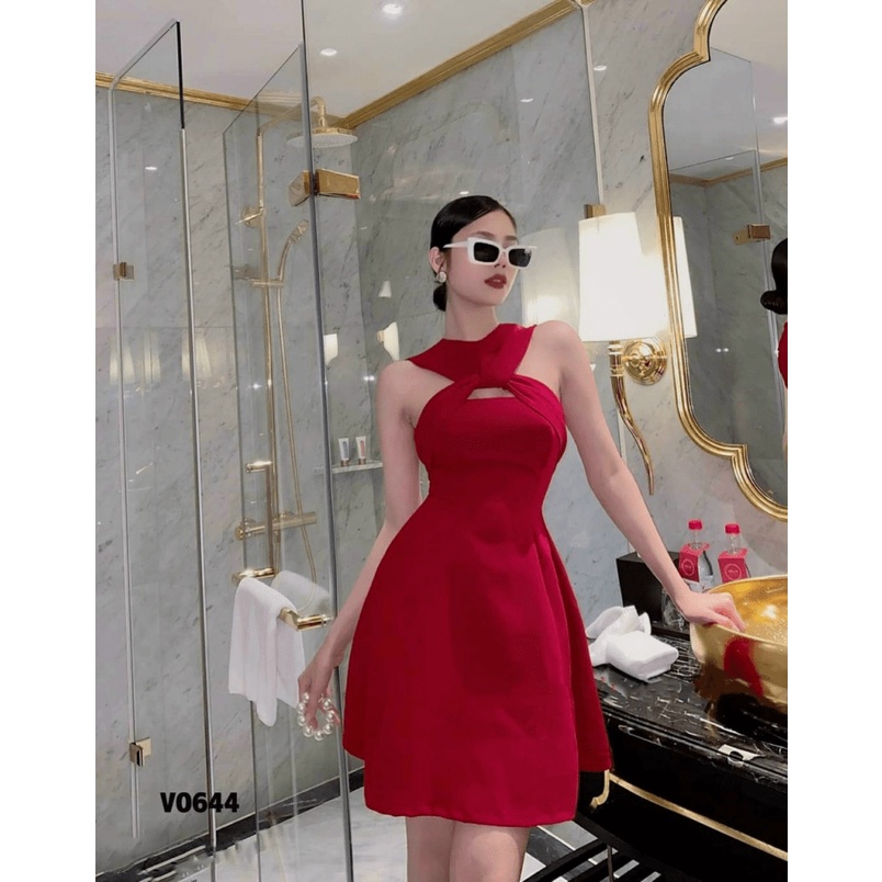 Đầm Xòe Xoắn Ngực Có Mút Chất Umi Mềm Mát Co Giãn Tốt Mặc Đẹp Tôn Dáng [NEW UNISEX]