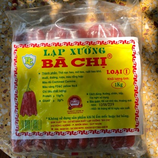 Lạp xưởng Bà Chị túi 1 kg hút chân không