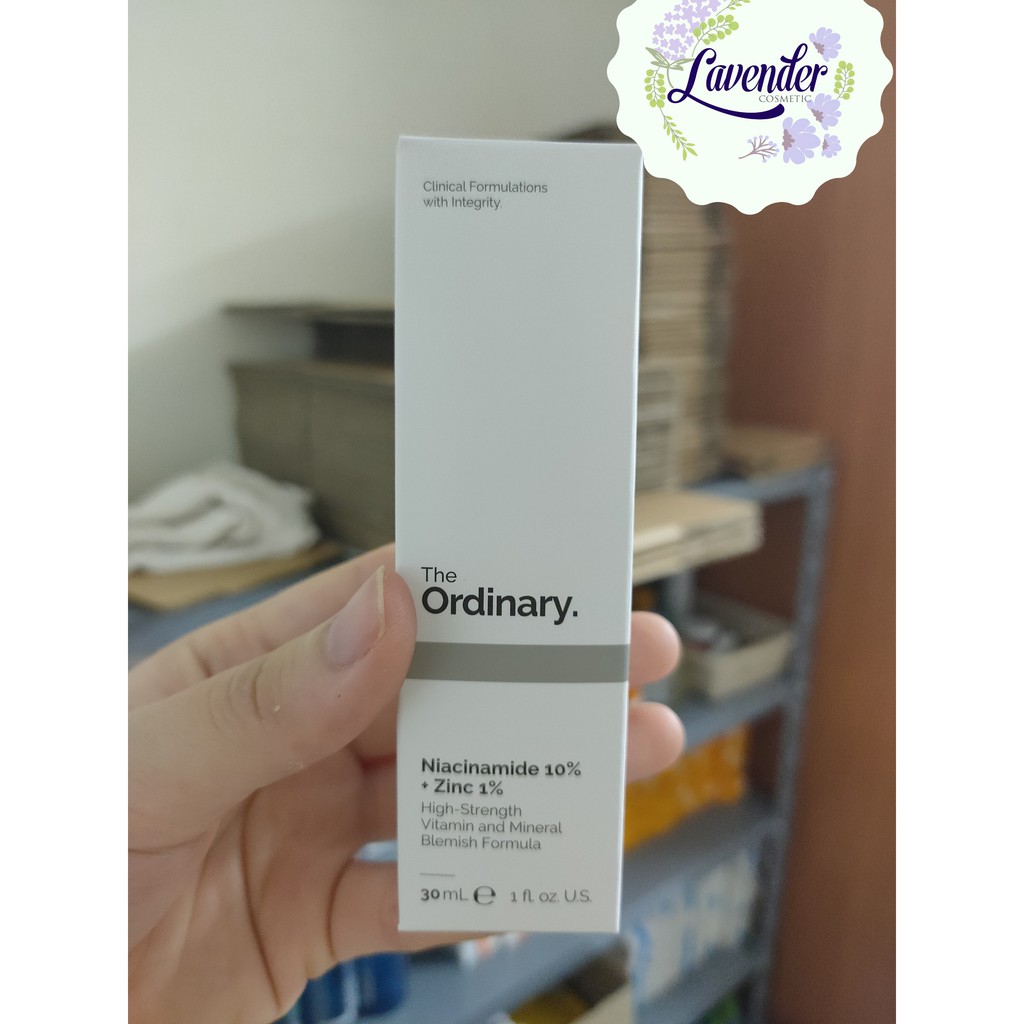Serum The Ordinary Niacinamide 10% + Zinc 1% - Tinh chất