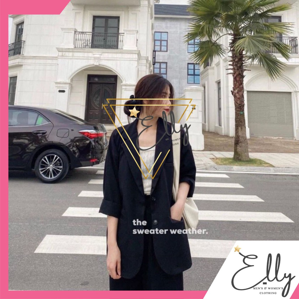 Áo Blazer trơn tay dài, áo vest Hàn Quốc | BigBuy360 - bigbuy360.vn