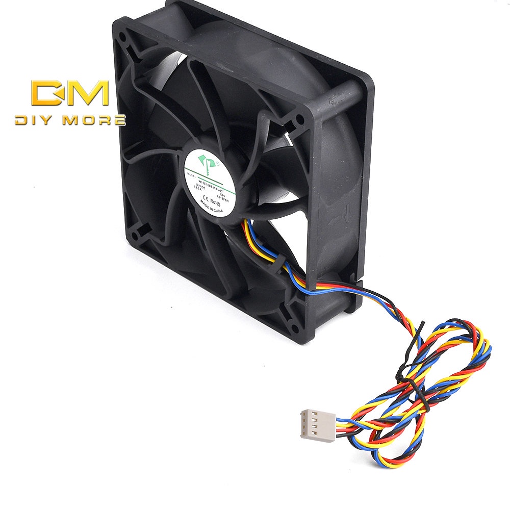 DIYMORE Quạt Tản Nhiệt Bốn / Sáu Quạt Thông Minh 12038 12V 1.65A ant B7 S9 T17