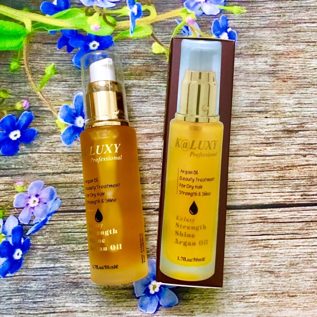 [Chính hãng] [Siêu rẻ] TINH DẦU ARGAN OIL KALUXY DƯỠNG BÓNG TÓC KHÔ HƯ TỔN TÓC UỐN 50ML