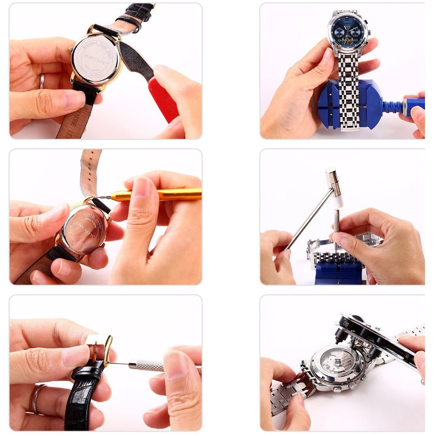 Dụng Cụ Sửa Chữa Đồng Hồ Chuyên Dụng 13 Món 147pcs