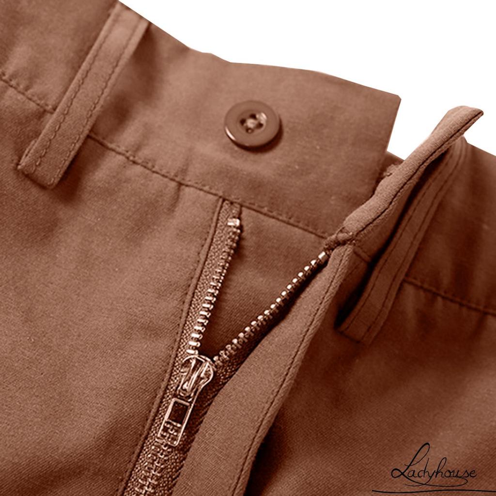 Quần Baggy Lưng Thấp Màu Trơn Phong Cách Đường Phố Vintage Có Túi Màu Đen / Xanh Lá / Hồng Dành Cho Nữ